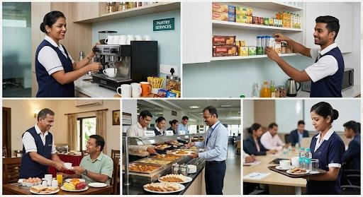 Chef working in a commercial kitchen